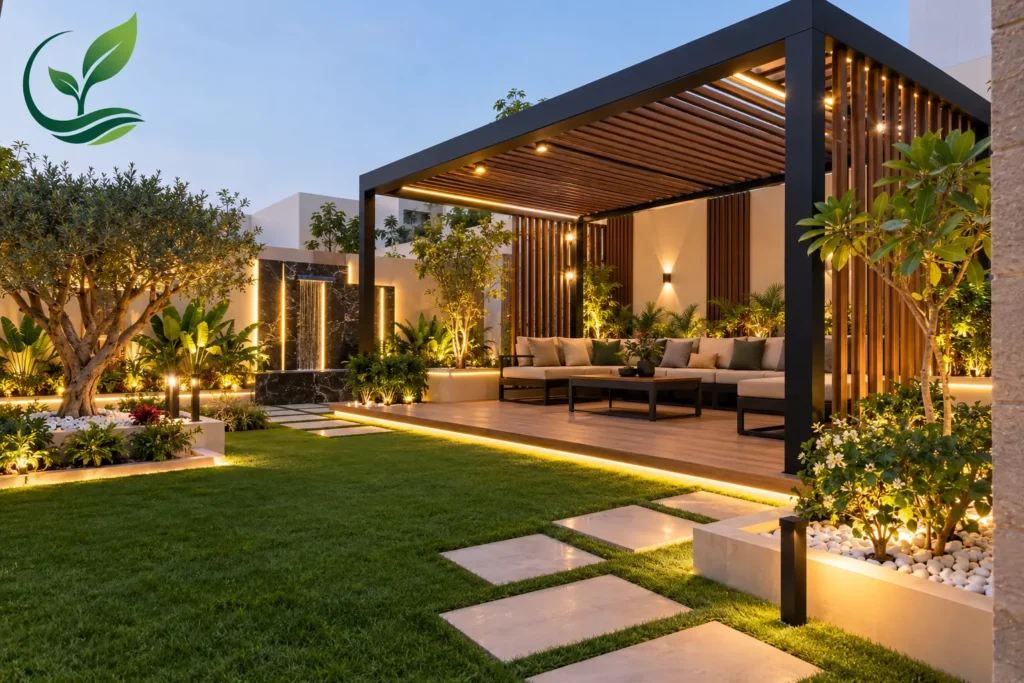 تصميم حدائق بالرياض